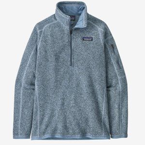 Patagonia Women's 1/4 Zip Fleece Sweater (Steam Blue)